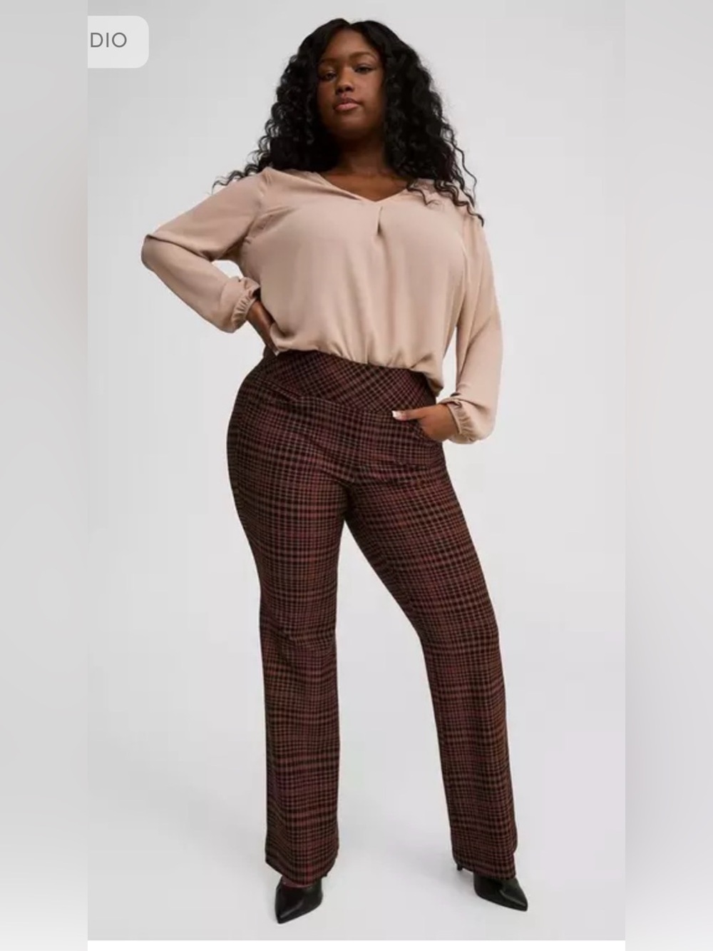 Torrid Studio Luxe Ponte Pull-On Pocket Pixie Flare | 0R